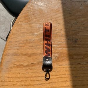 orange off-white lanyard (small version)